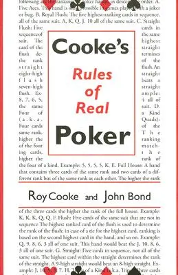 Reglas de Cooke para jugar al póquer de verdad - Cooke's Rules of Real Poker