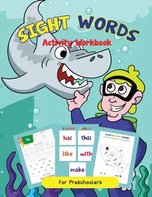 Site Words Cuaderno de actividades para K-1er grado ¡Para el éxito en la lectura! - Site Words Activity Workbook For K-1st Grade For Reading Success!