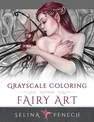 Arte de hadas - Edición para colorear en escala de grises - Fairy Art - Grayscale Coloring Edition