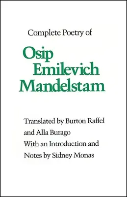 Poesía completa de Osip Emilevich Mandelstam - Complete Poetry of Osip Emilevich Mandelstam