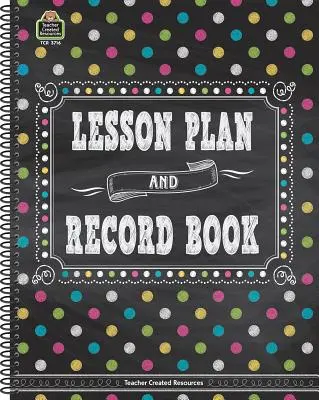 Plan de lección y libro de registro Chalkboard Brights - Chalkboard Brights Lesson Plan and Record Book