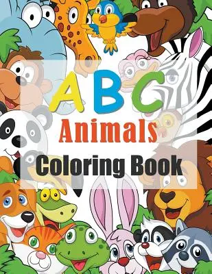 ABC Animales: Libro infantil para colorear - ABC Animals: Kids Coloring Book