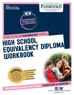 Libro de ejercicios para la obtención del diploma de equivalencia de enseñanza secundaria, volumen 51 - High School Equivalency Diploma Workbook, Volume 51