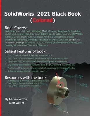 SolidWorks 2021 Libro negro (coloreado) - SolidWorks 2021 Black Book (Colored)