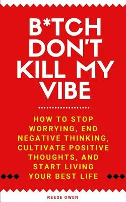 B*tch Don't Kill My Vibe: Cómo dejar de preocuparte, acabar con los pensamientos negativos, cultivar pensamientos positivos y empezar a vivir tu mejor vida - B*tch Don't Kill My Vibe: How To Stop Worrying, End Negative Thinking, Cultivate Positive Thoughts, And Start Living Your Best Life