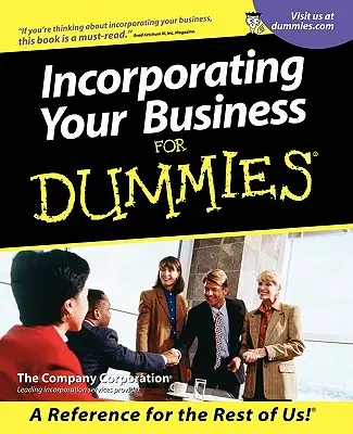 Incorporación de su empresa para Dummies - Incorporating Your Business for Dummies