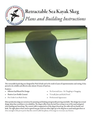 Skeg retráctil para kayak de mar: planos e instrucciones de construcción - Retractable Sea Kayak Skeg: Plans and Building Instructions