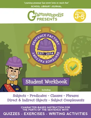 Cuaderno de ejercicios de las partes de la oración, Grados 3-5 - The Parts of the Sentence Workbook, Grades 3-5