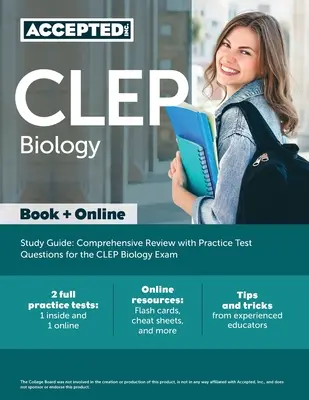 Guía de estudio de biología CLEP: Revisión comprensiva con las preguntas de la prueba de la práctica para el examen de la biología de CLEP - CLEP Biology Study Guide: Comprehensive Review with Practice Test Questions for the CLEP Biology Exam