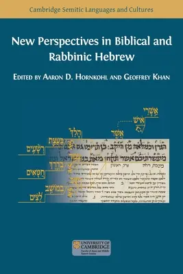 Nuevas perspectivas del hebreo bíblico y rabínico - New Perspectives in Biblical and Rabbinic Hebrew