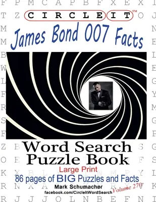 Enciérralo, James Bond 007, Sopa de letras, Puzzle Book - Circle It, James Bond 007 Facts, Word Search, Puzzle Book