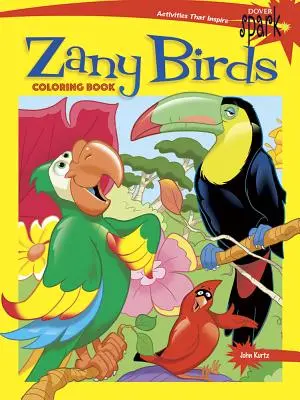 Spark Zany Birds Libro para colorear - Spark Zany Birds Coloring Book