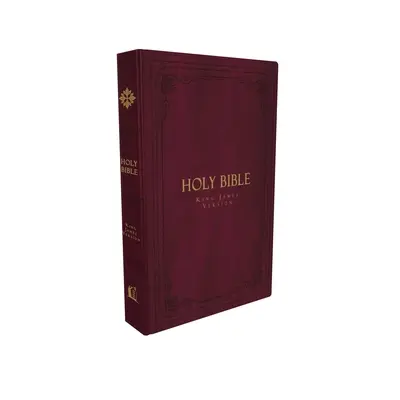 Kjv, Biblia Thinline, Letra Grande, Serie Vintage, Leathersoft, Borgoña, Letra Roja, Impresión Confort: Santa Biblia, Versión Reina Valera - Kjv, Thinline Bible, Large Print, Vintage Series, Leathersoft, Burgundy, Red Letter, Comfort Print: Holy Bible, King James Version