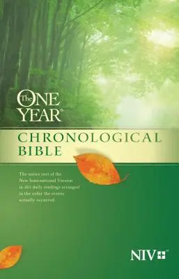 Biblia cronológica de un año-NVI - One Year Chronological Bible-NIV