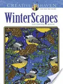 Libro para colorear de Creative Haven Winterscapes - Creative Haven Winterscapes Coloring Book