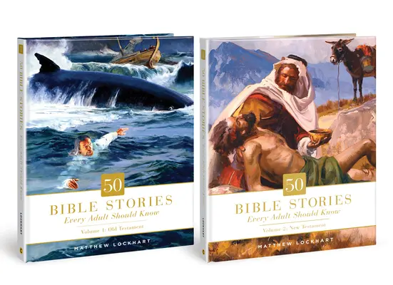 50 historias bíblicas que todo adulto debe conocer: Juego de dos volúmenes - 50 Bible Stories Every Adult Should Know: Two-Volume Set