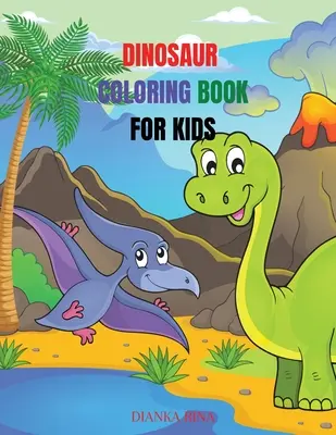 Libro para colorear de dinosaurios para niños: Increíble libro de colorear y actividades para niños / Gran regalo para niños y niñas, edades 4-8, colorear diversión y hechos impresionantes - Dinosaur Coloring Book For Kids: Amazing coloring and activity book for kids/ Great Gift for Boys & Girls, Ages 4-8, Coloring Fun and Awesome Facts