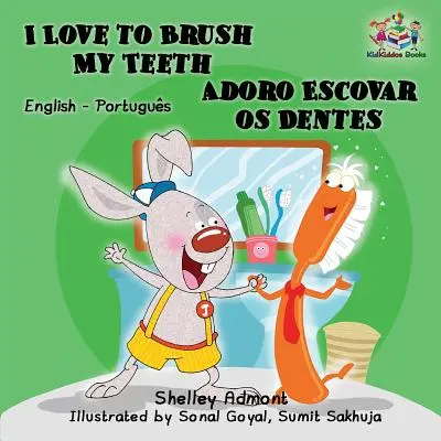 I Love to Brush My Teeth (Libro Bilingüe Inglés Portugués - Brasileño) - I Love to Brush My Teeth (English Portuguese Bilingual Book - Brazilian)