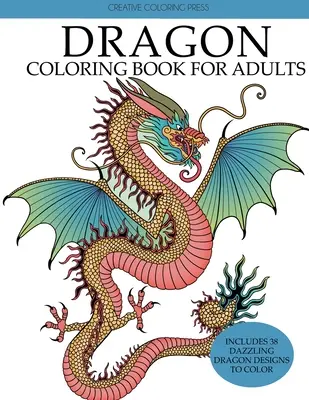 Libro para colorear de Pascua - Dragon Coloring Book for Adults