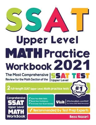 SSAT Upper Level Math Practice Workbook: El repaso más completo para la sección de matemáticas del examen de nivel superior SSAT - SSAT Upper Level Math Practice Workbook: The Most Comprehensive Review for the Math Section of the SSAT Upper Level Test