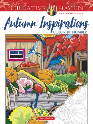 Creative Haven Inspiraciones de Otoño Colorear por Número - Creative Haven Autumn Inspirations Color by Number