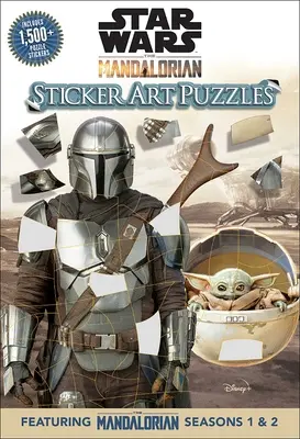 Star Wars: El Mandaloriano Pegatinas Artísticas Puzzles - Star Wars: The Mandalorian Sticker Art Puzzles