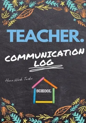 Registro de comunicación con el profesor: Registro de todos los estudiantes, padres, contactos de emergencia y detalles médicos / de salud 7 x 10 pulgadas 110 páginas - Teacher Communication Log: Log all Student, Parent, Emergency Contact and Medical/Health Details 7 x 10 Inch 110 Pages