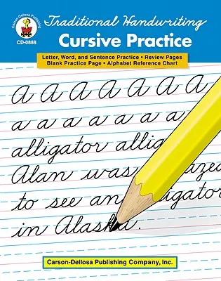 Escritura tradicional: Práctica de escritura cursiva, Grados 2 - 5 - Traditional Handwriting: Cursive Practice, Grades 2 - 5