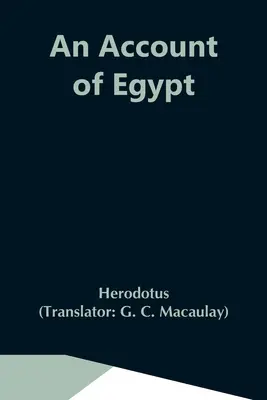 Relato de Egipto - An Account Of Egypt