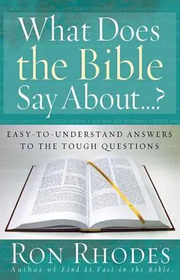 ¿Qué dice la Biblia sobre...? - What Does the Bible Say About...?