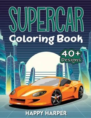 Supercoche para colorear - Supercar Coloring