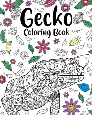 Libro para colorear de Gecko - Gecko Coloring Book