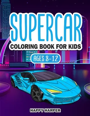 Libro para colorear de Supercoches - Supercar Coloring Book