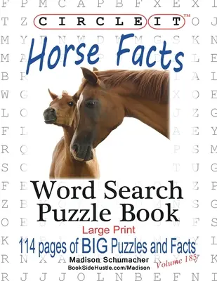 Enciérralo, Datos sobre caballos, Sopa de letras, Libro de rompecabezas - Circle It, Horse Facts, Word Search, Puzzle Book