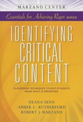 Identificación de contenidos críticos - Identifying Critical Content