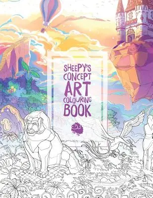 Libro para colorear de arte conceptual de MrSuicideSheep - MrSuicideSheep's Concept Art Colouring Book