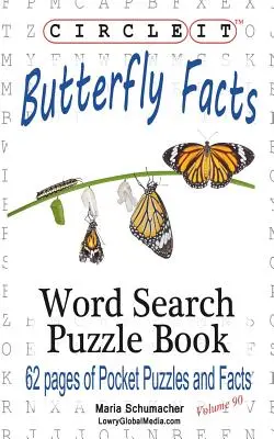 Encierra en un círculo, Datos sobre las mariposas, Sopa de letras, Libro rompecabezas - Circle It, Butterfly Facts, Word Search, Puzzle Book