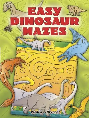 Laberintos fáciles de dinosaurios - Easy Dinosaur Mazes