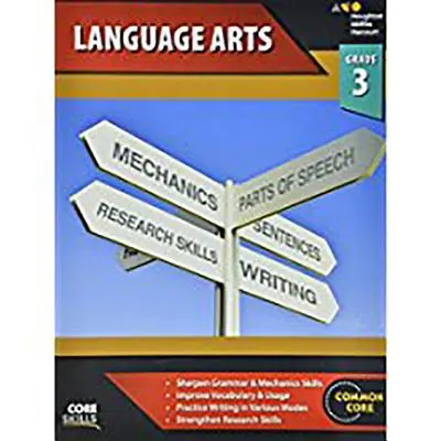 Cuaderno de ejercicios de Lengua y Literatura Grado 3 - Core Skills Language Arts Workbook Grade 3