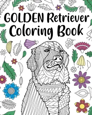 Libro para colorear de Golden Retriever - Golden Retriever Coloring Book