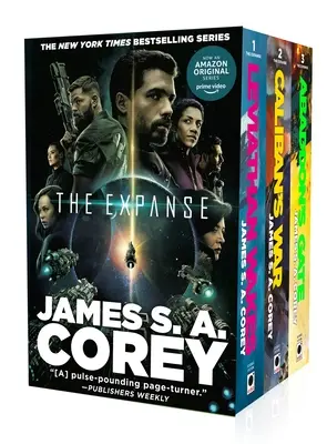 La expansión en tapa dura Boxed Set: El despertar del Leviatán, La guerra de Calibán y La puerta de Abaddon: ahora una serie original de Prime. - The Expanse Hardcover Boxed Set: Leviathan Wakes, Caliban's War, Abaddon's Gate: Now a Prime Original Series