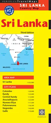 Mapa de Sri Lanka Tercera edición - Sri Lanka Travel Map Third Edition