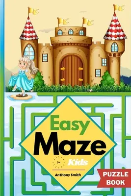 Laberinto fácil para niños - 50 rompecabezas de laberinto para niños de 4 a 8 años, de 8 a 12 años - Easy Maze For Kids - 50 Maze Puzzles For Kids Ages 4-8, 8-12