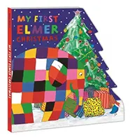 Mi primera Navidad Elmer - Libro de cartón con formas - My First Elmer Christmas - Shaped Board Book