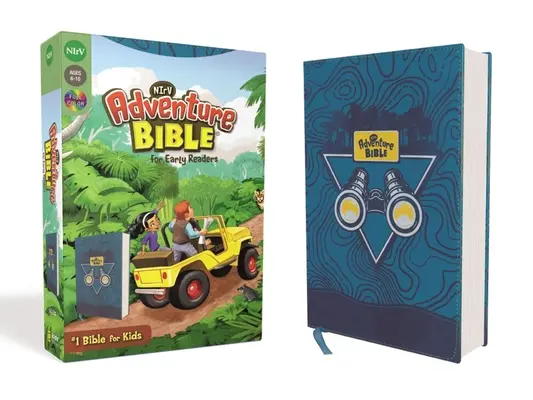 Nirv, Biblia Aventura para primeros lectores, piel suave, azul, a todo color - Nirv, Adventure Bible for Early Readers, Leathersoft, Blue, Full Color