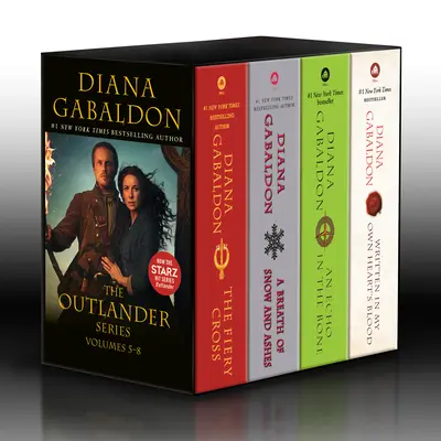 Outlander Volumes 5-8 (4-Book Boxed Set): La cruz ardiente, Un soplo de nieve y cenizas, Un eco en los huesos, Escrito con la sangre de mi propio corazón - Outlander Volumes 5-8 (4-Book Boxed Set): The Fiery Cross, a Breath of Snow and Ashes, an Echo in the Bone, Written in My Own Heart's Blood