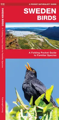 Aves de Suecia - Guía de bolsillo plegable de especies conocidas - Sweden Birds - A Folding Pocket Guide to Familiar Species