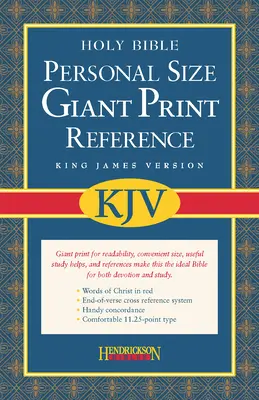 Biblia de referencia de tamaño personal con letra gigante-KJV - Personal Size Giant Print Reference Bible-KJV