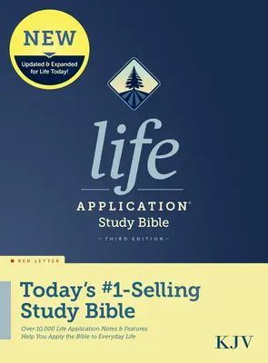 Biblia de Estudio de Aplicación de la Vida RVR, Tercera Edición (Letra Roja, Tapa Dura) - KJV Life Application Study Bible, Third Edition (Red Letter, Hardcover)