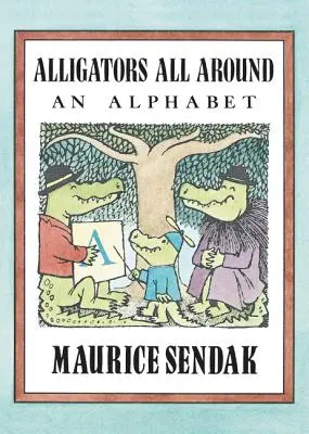 Libro de cartón Alligators All Around: Un abecedario - Alligators All Around Board Book: An Alphabet